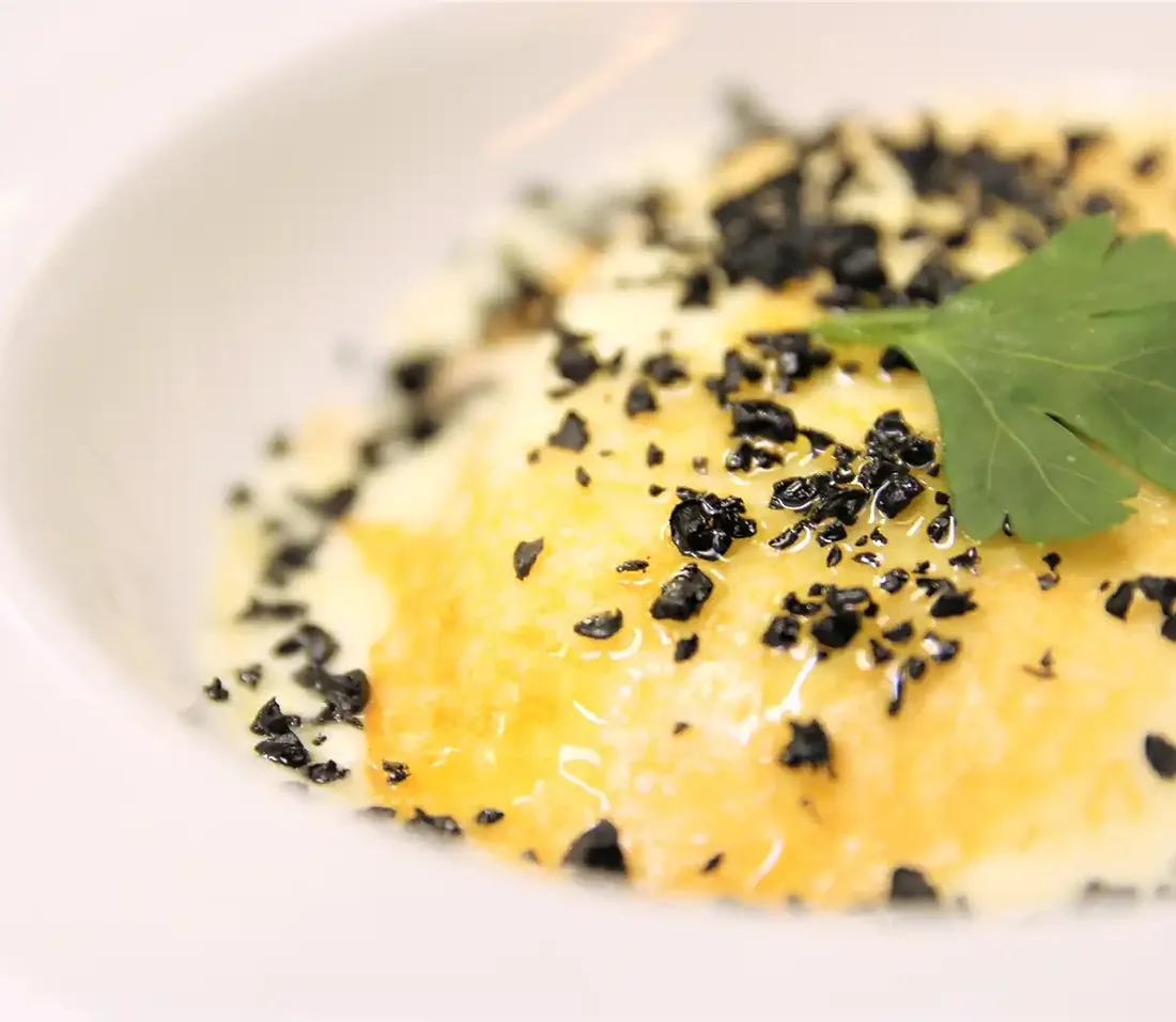 Raviolo al tartufo